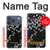S2544 Japanese Kimono Style Black Flower Pattern Case For iPhone 17 Pro