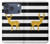 S2794 Black and White Striped Deer Gold Sparkles Case For iPhone 17 Pro