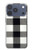 S2842 Black and White Buffalo Check Pattern Case For iPhone 17 Pro, 18 Pro