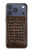 S2850 Brown Skin Alligator Graphic Printed Case For iPhone 17 Pro