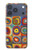 S3409 Squares Concentric Circles Case For iPhone 17 Pro, 18 Pro