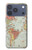 S3418 Vintage World Map Case For iPhone 17 Pro