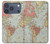 S3418 Vintage World Map Case For iPhone 17 Pro
