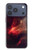 S3897 Red Nebula Space Case For iPhone 17 Pro, 18 Pro