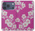 S3924 Cherry Blossom Pink Background Case For iPhone 17 Pro, 18 Pro