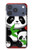 S3929 Cute Panda Eating Bamboo Case For iPhone 17 Pro