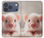 S3979 Cute Baby Pig Case For iPhone 17 Pro, 18 Pro