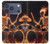 S3985 Fire Skull Drummer Case For iPhone 17 Pro