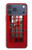 S0058 British Red Telephone Box Case For iPhone 17 Pro Max, 18 Pro Max
