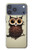 S0360 Coffee Owl Case For iPhone 17 Pro Max