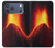 S0745 Volcano Lava Case For iPhone 17 Pro Max, 18 Pro Max