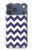 S2345 Navy Blue Shavron Zig Zag Pattern Case For iPhone 17 Pro Max, 18 Pro Max