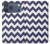 S2345 Navy Blue Shavron Zig Zag Pattern Case For iPhone 17 Pro Max, 18 Pro Max