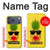 S2443 Funny Pineapple Sunglasses Kiss Case For iPhone 17 Pro Max