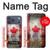 S2490 Canada Maple Leaf Flag Texture Case For iPhone 17 Pro Max