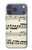 S3082 Music Sheet Case For iPhone 17 Pro Max, 18 Pro Max