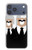 S3557 Bear in Black Suit Case For iPhone 17 Pro Max, 18 Pro Max