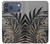 S3692 Gray Black Palm Leaves Case For iPhone 17 Pro Max, 18 Pro Max