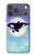S3807 Killer Whale Orca Moon Pastel Fantasy Case For iPhone 17 Pro Max, 18 Pro Max