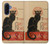 S2739 Chat Noir Black Cat Vintage Case For Samsung Galaxy A17