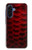 S2879 Red Arowana Fish Scale Case For Samsung Galaxy A17, A18