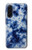 S3439 Fabric Indigo Tie Dye Case For Samsung Galaxy A17