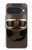 S2645 Vintage Brown Goggles Motorcycle Helmet Case For Google Pixel 10, 10 Pro