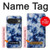 S3439 Fabric Indigo Tie Dye Case For Google Pixel 10, 10 Pro
