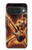 S3984 Fire Skeleton Playing Guitar Case For Google Pixel 10, 10 Pro