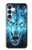 S0752 Blue Fire Grim Wolf Case For Samsung Galaxy S25 FE
