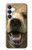 S0840 Grizzly Bear Face Case For Samsung Galaxy S25 FE