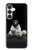 S0878 Black Bear Case For Samsung Galaxy S25 FE