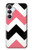 S1849 Pink Black Chevron Zigzag Case For Samsung Galaxy S25 FE