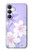 S2361 Purple White Flowers Case For Samsung Galaxy S25 FE