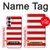 S2364 Red and White Striped Case For Samsung Galaxy S25 FE