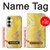 S2713 Yellow Snake Skin Graphic Printed Case For Samsung Galaxy S25 FE