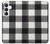 S2842 Black and White Buffalo Check Pattern Case For Samsung Galaxy S25 FE