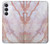 S3482 Soft Pink Marble Graphic Print Case For Samsung Galaxy S25 FE