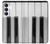 S3524 Piano Keyboard Case For Samsung Galaxy S25 FE, S26 FE