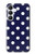 S3533 Blue Polka Dot Case For Samsung Galaxy S25 FE