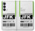 S3664 Airline Travel Luggage Label Case For Samsung Galaxy S25 FE, S26 FE