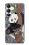 S3793 Cute Baby Panda Snow Painting Case For Samsung Galaxy S25 FE
