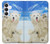 S3794 Arctic Polar Bear and Seal Paint Case For Samsung Galaxy S25 FE
