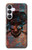 S3895 Pirate Skull Metal Case For Samsung Galaxy S25 FE