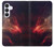 S3897 Red Nebula Space Case For Samsung Galaxy S25 FE