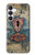 S3955 Vintage Keyhole Weather Door Case For Samsung Galaxy S25 FE, S26 FE