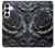 S3969 Black Rose Hard Brush Stroke Case For Samsung Galaxy S25 FE, S26 FE