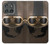 S2645 Vintage Brown Goggles Motorcycle Helmet Case For Motorola Edge (2025)