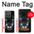S2823 Black Wolf Blue Eyes Face Case For Motorola Edge (2025)