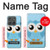 S3029 Cute Blue Owl Case For Motorola Edge (2025)